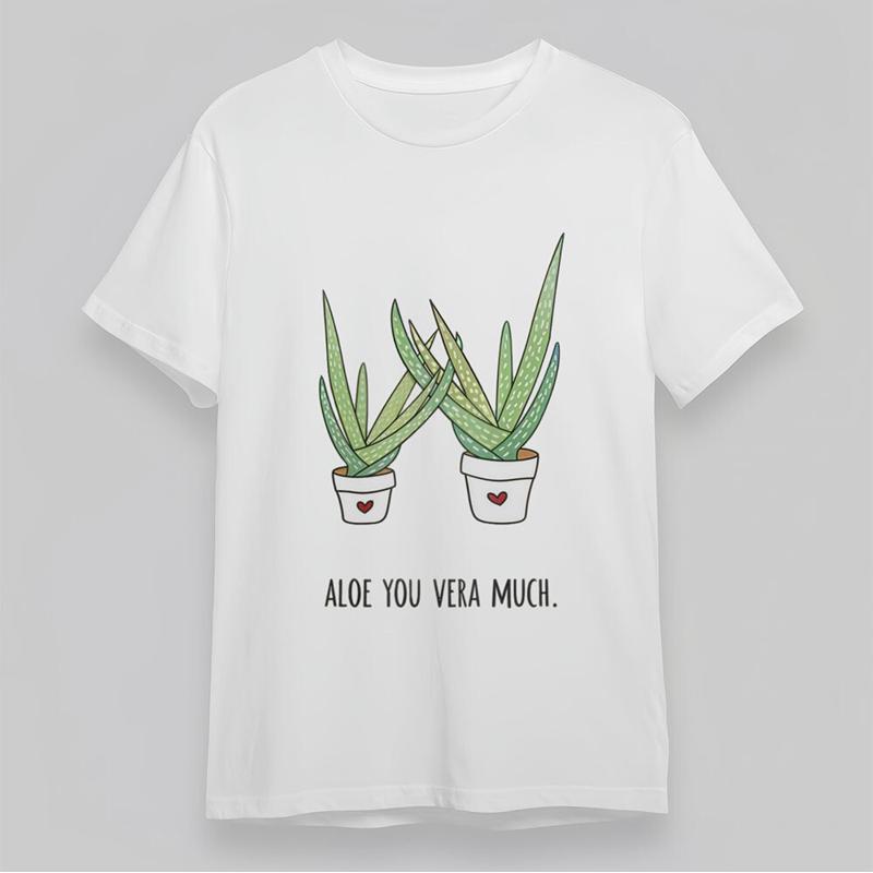 Men'S Round Neck T Shirt Aloe  - Aloe Vera Pot review and price