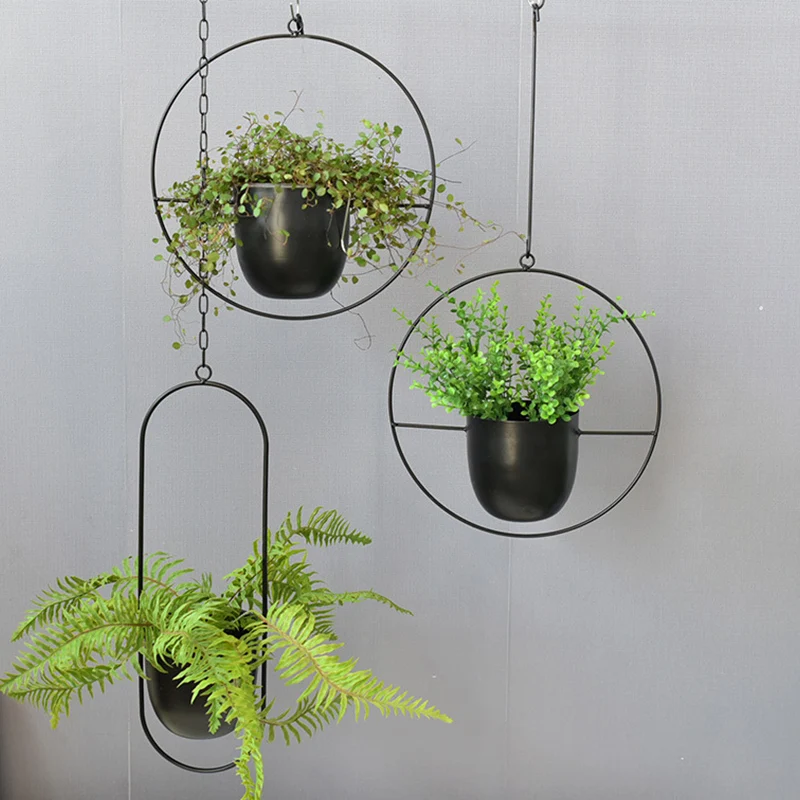 Wrought Iron Hanging Planter E - Spider Plant Hanging review and price