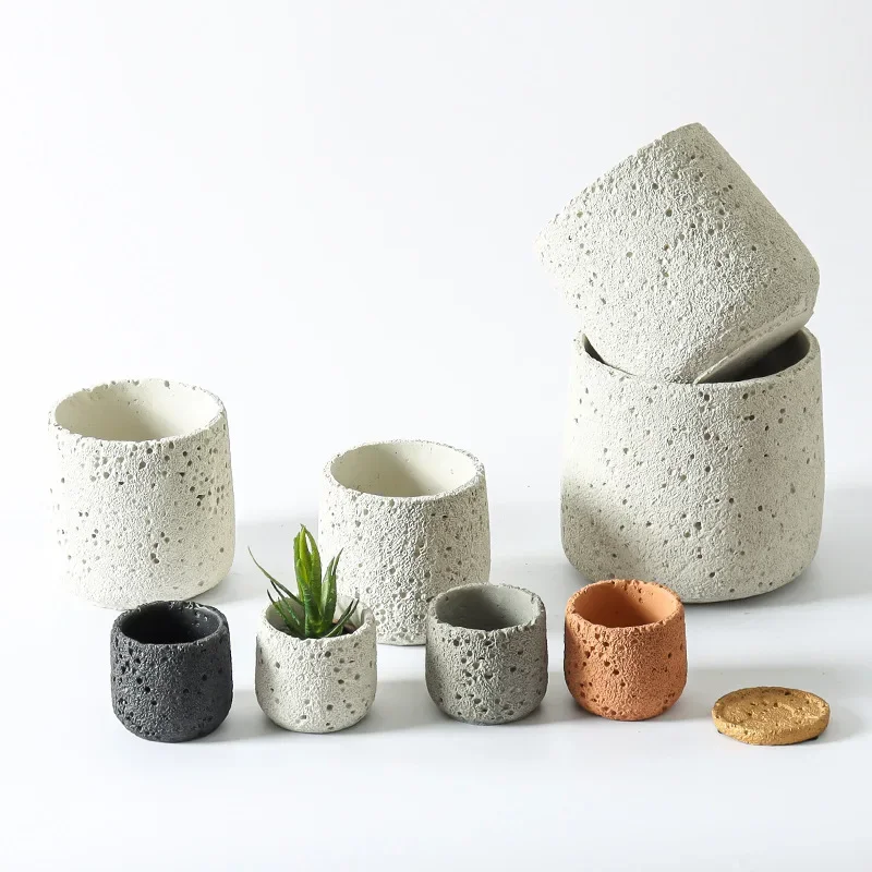 Nordic cement flowerpot simple - Echeveria Succulent review and price