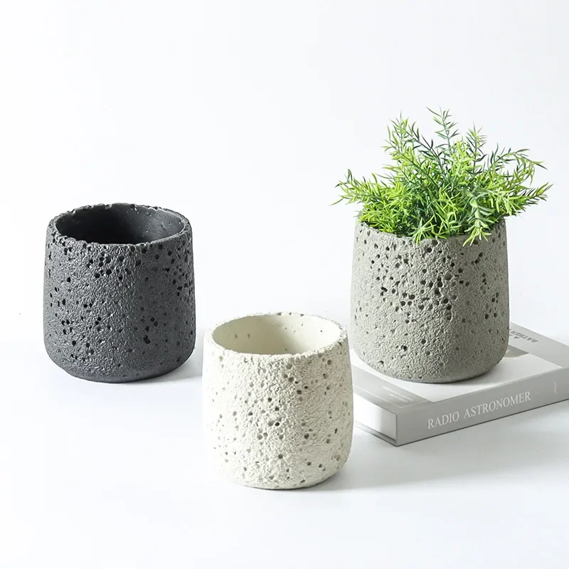 Nordic cement flowerpot simple - Echeveria Succulent review and price