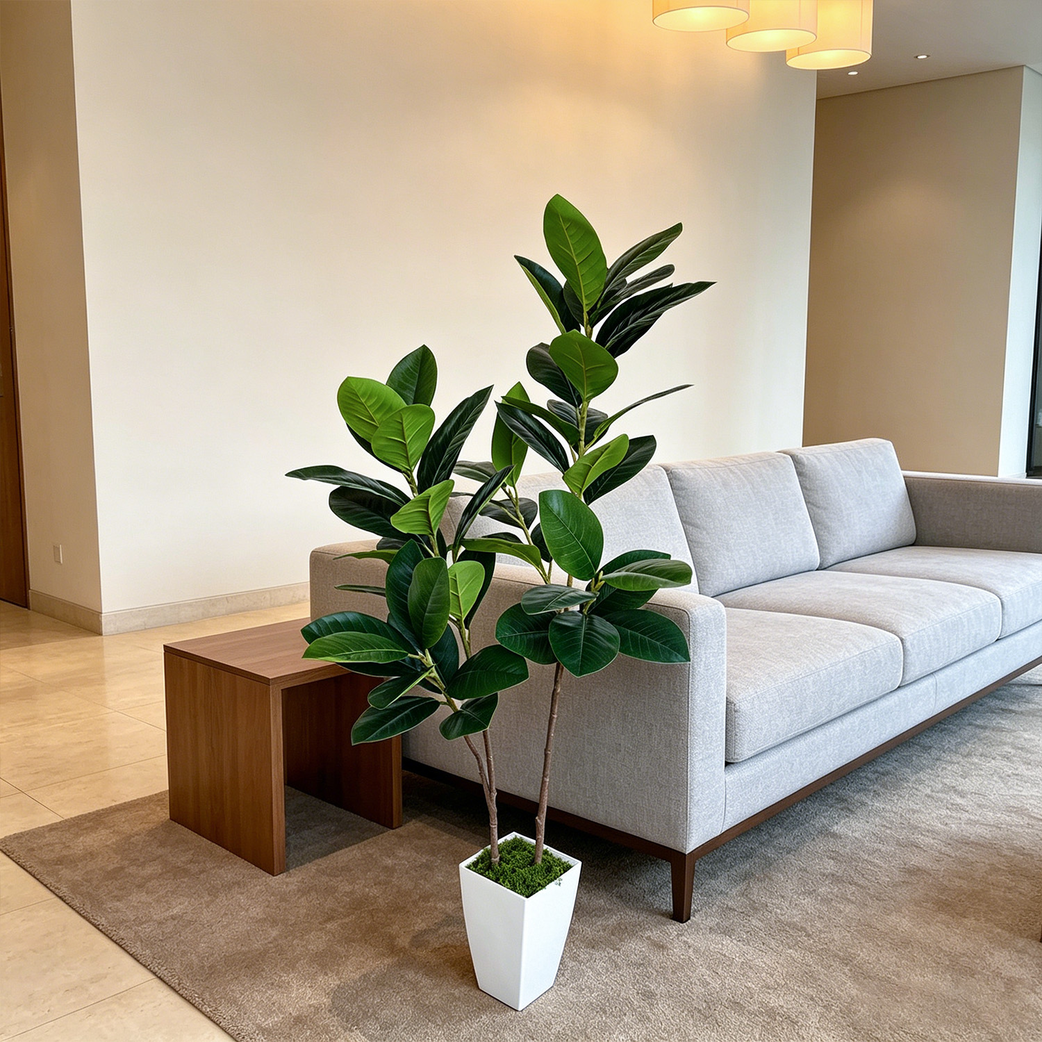 130cm/4.3ft Artificial Ficus L - Ficus Lyrata Tree review and price