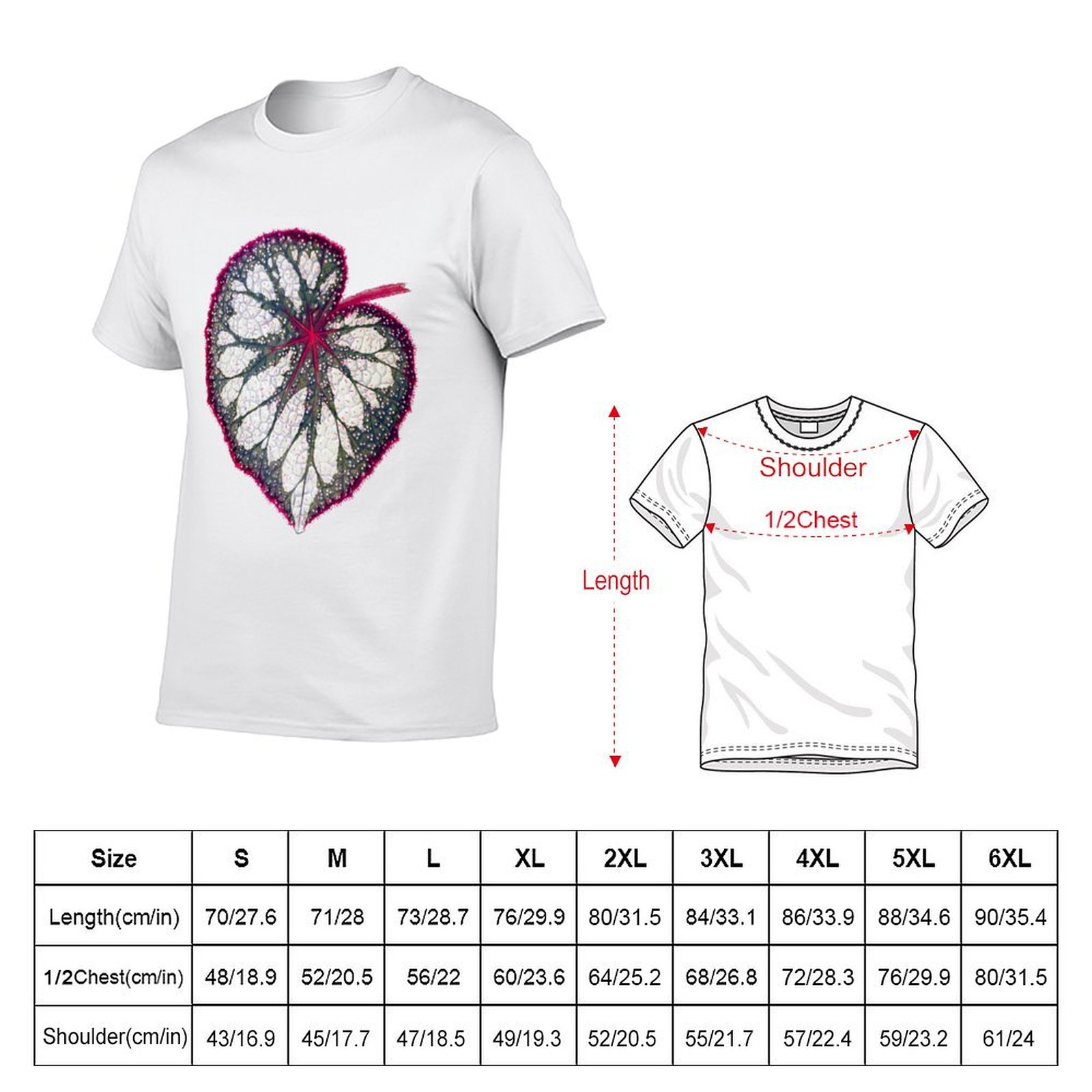 Begonia rex T-Shirt man graphi - Begonia Rex review and price