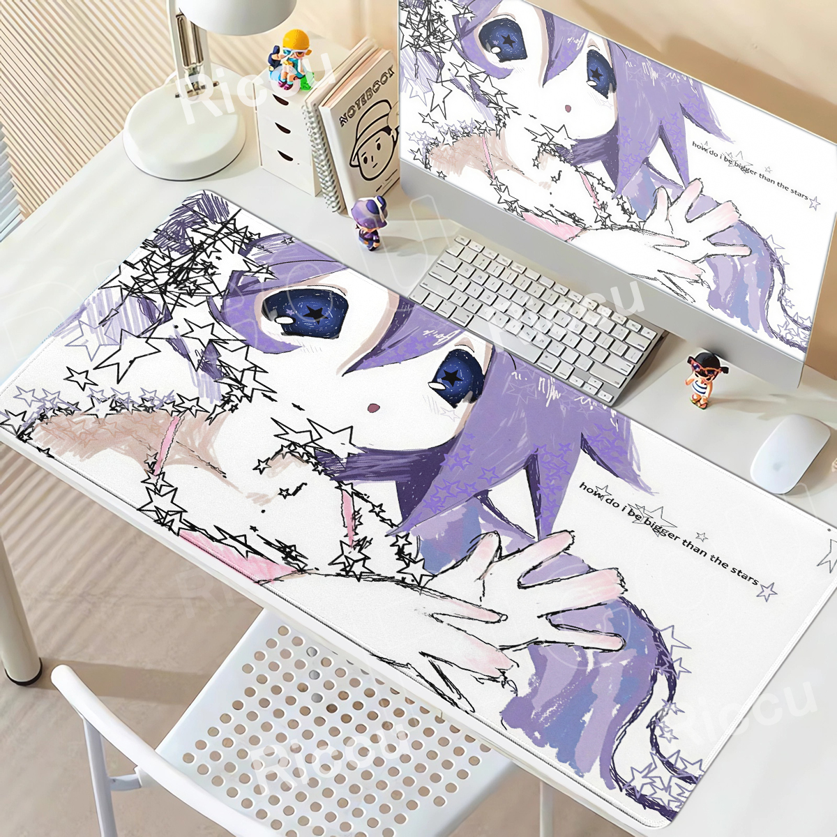 Purple Anime Girls Large Mouse - Tradescantia Purple review and price