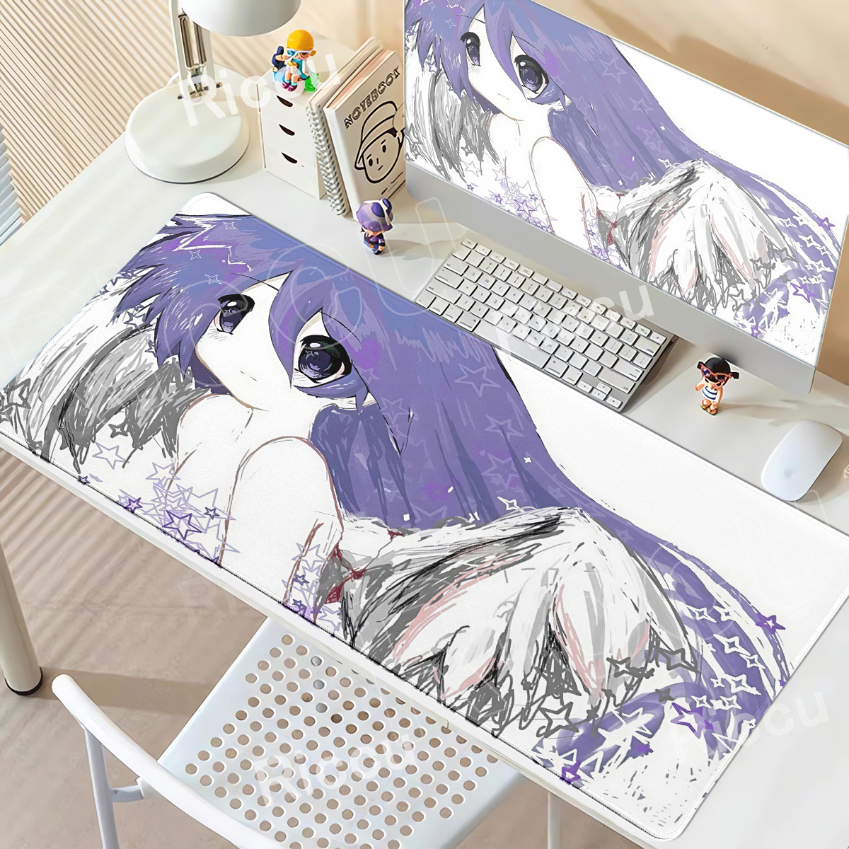 Purple Anime Girls Large Mouse - Tradescantia Purple review and price
