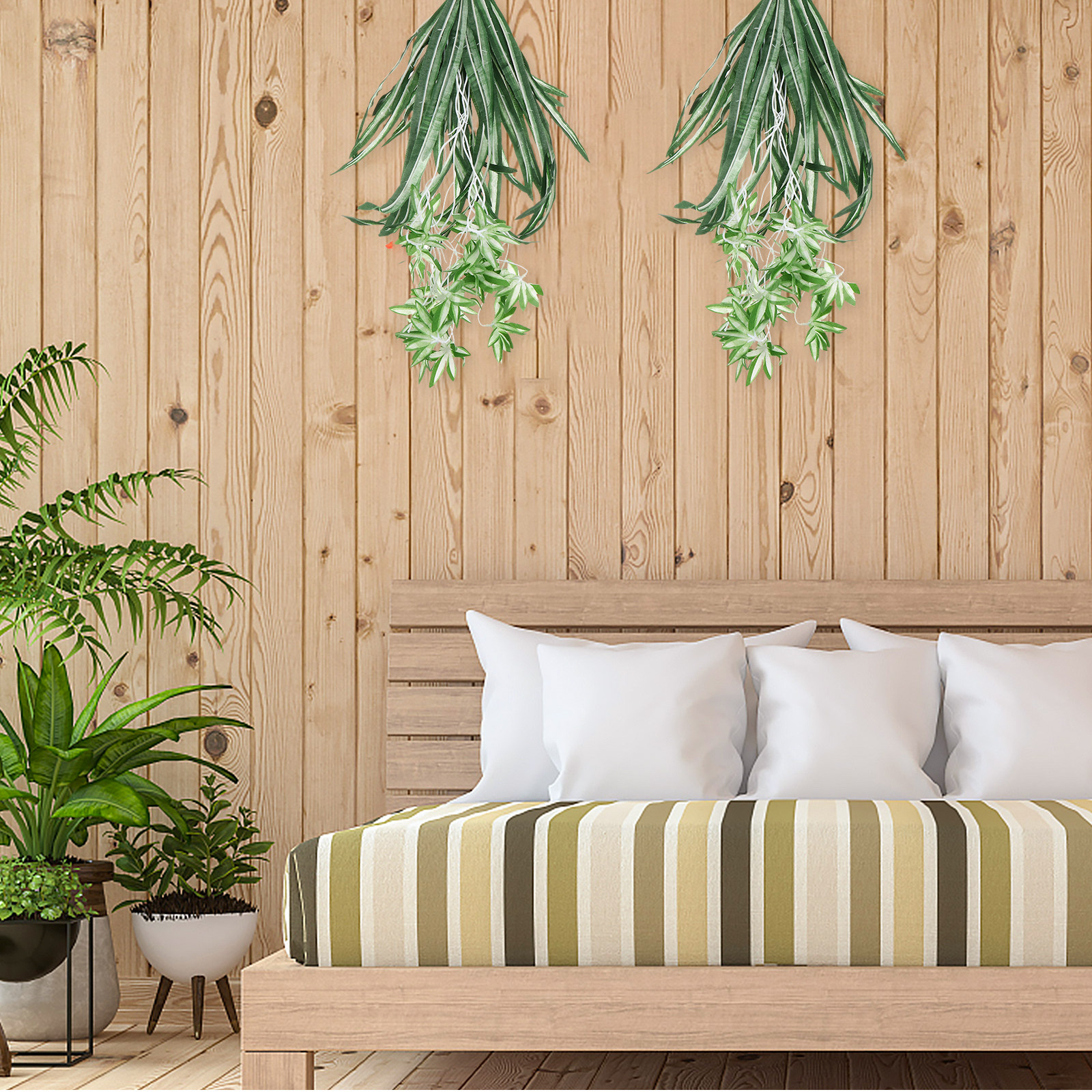 1Pcs Realistic Artificial Chlo - Spider Plant Hanging review and price