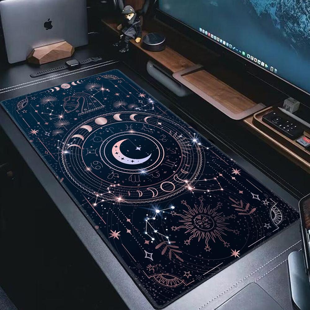 Night view Moon Star Mouse Pad - Tradescantia Purple review and price