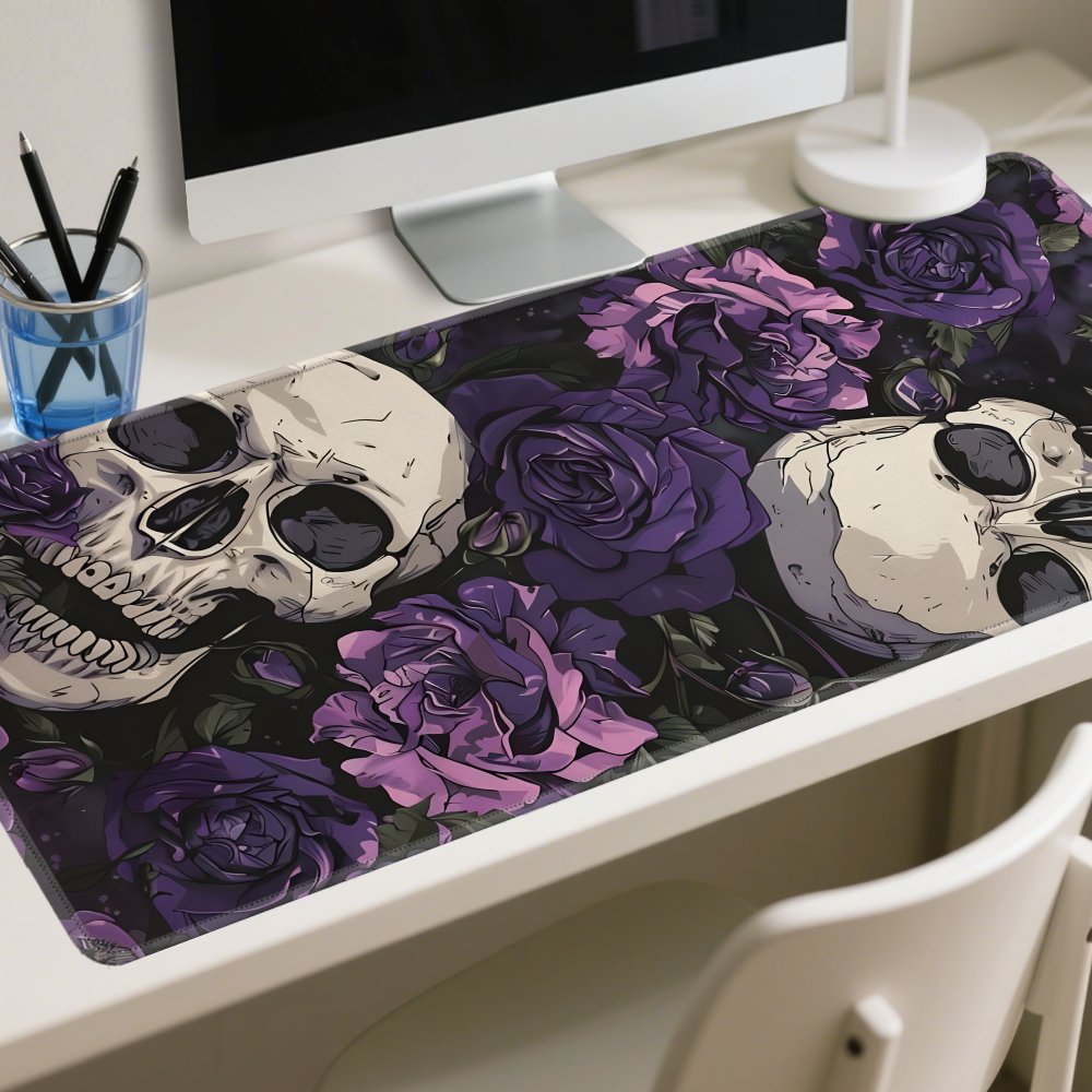 Gothic skull and purple flower - Tradescantia Purple review and price