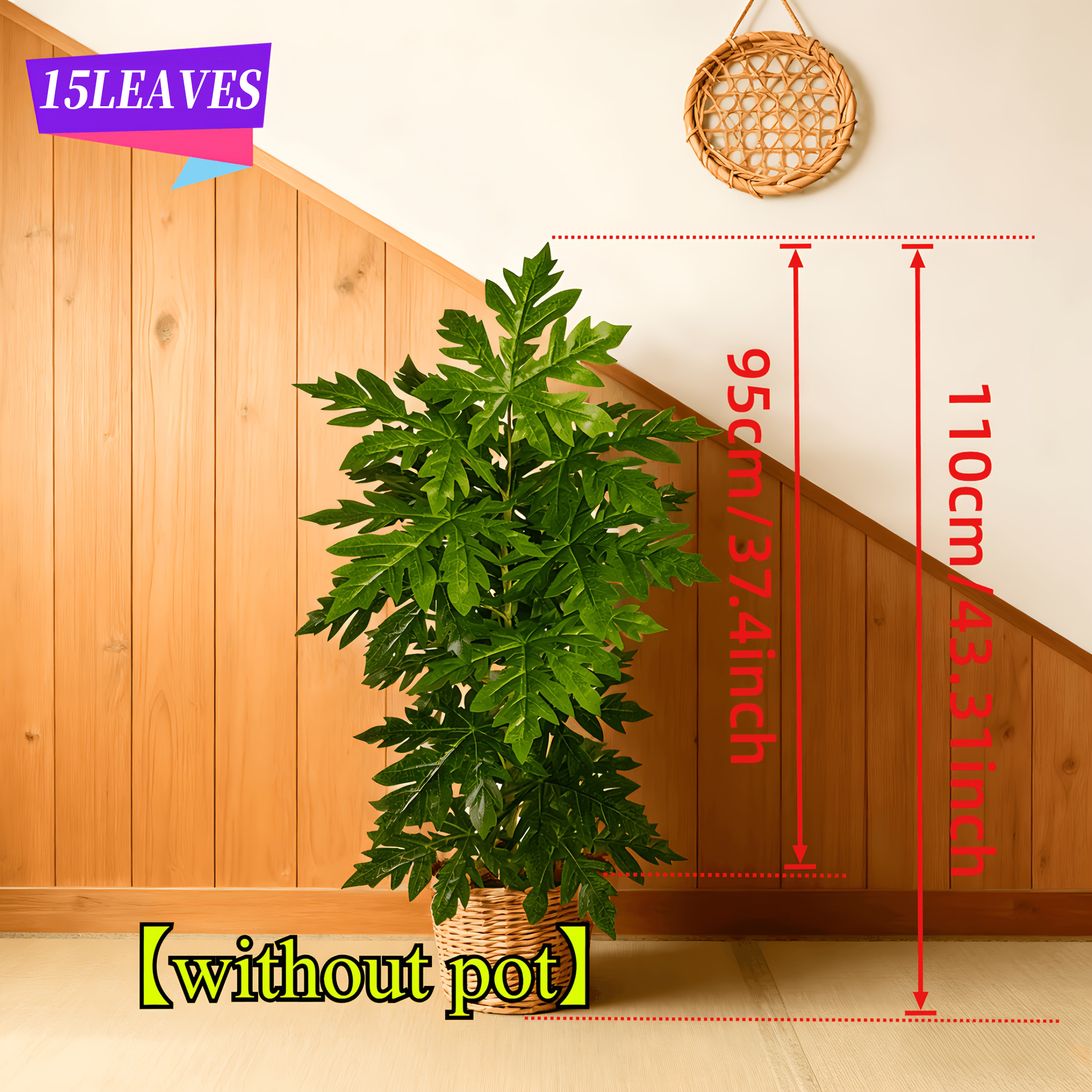 1Pcs Large Lifelike Artificial - Dracaena Marginata review and price